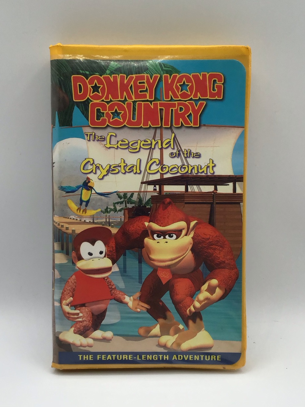 Donkey Kong Country Legend Of The Crystal Coconut VHS Tape Rare Nintendo